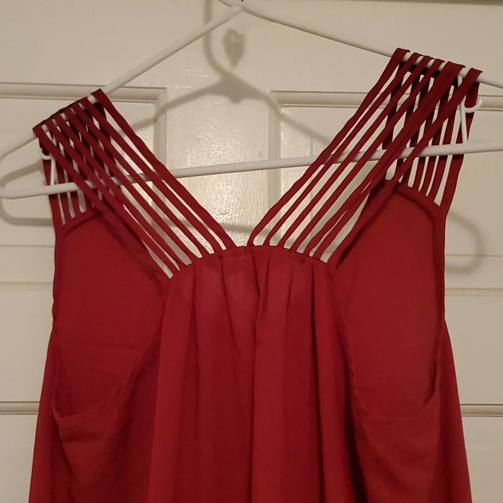 Beautiful flowy tank top by Naked Zebra, size SMALL - Picture 4 of 5